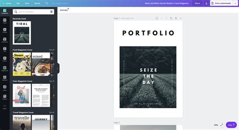 How to make a portfolio .